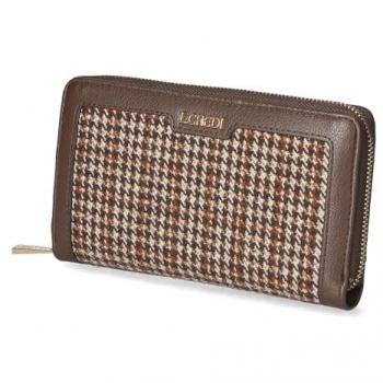Tasche moneta L.CREDI Lenette in Tonalità Marrone/Beige