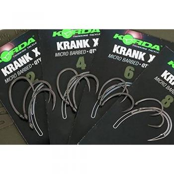 Korda Krank X Size 4 Carp Fishing Hooks