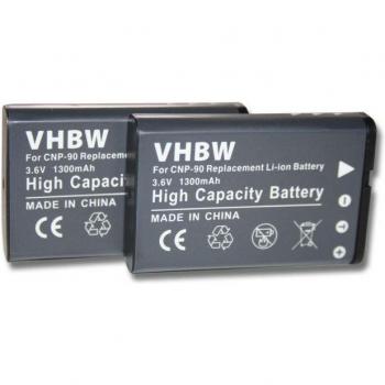 Batteria agli ioni di litio da 1300mAh per fotocamere Casio Exilim