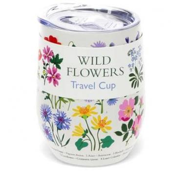 Rex London 350 ml Reisebecher – Edelstahl‑Metall‑Kunststoff Kombi, 24‑Stunden Kühle, 12‑Stunden Wärme, 3D‑Prägeeffekt