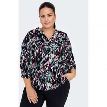 Carmakoma Damenbluse Alona Schwarz Regular Fit