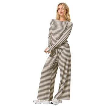 PixieGirl Petite Ensemble Pantalons et Haut Rayé
