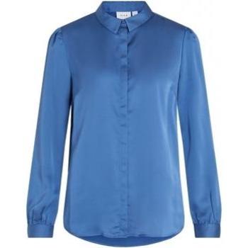 Blouse Satinée Bleu Federal L/S