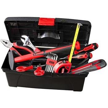 KIT UTENSILI FAI DA TE PER MANUTENZIONI DOMESTICHE IN COMODA VALIGETTA