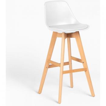 Sklum 4 sgabelli nordici bianco 76 cm