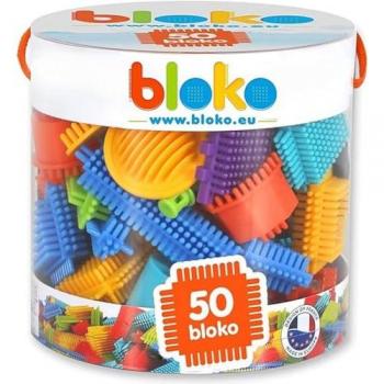 BLOKO Tube de 50 Blocs de Construction
