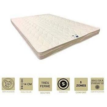 Matelas Canapé Lit Très Ferme 60 Kg/m3 140x190 14 cm