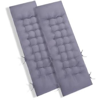 UltraRest Charcoal Water‑Resistant Chair Pads (Set of 2)