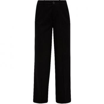S.Oliver RED LABEL Stoffhose mit weitem Bein in unifarbenem Design
