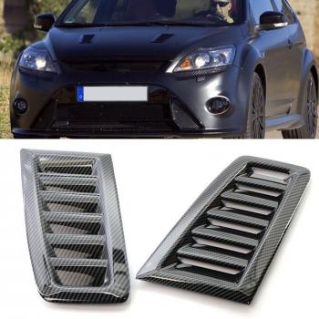 Capó de ventilación estilo fibra de carbono para Ford Focus RS MK2