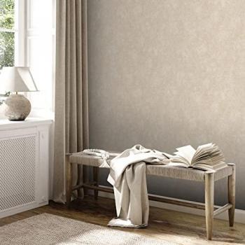 A.S. Création Vliestapete Premium Wall 2, 389699, Einfarbig, 10.05 x 0.53 m, Creme