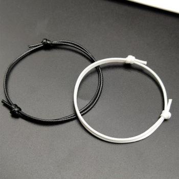 Pulsera de cuerda ajustable para parejas