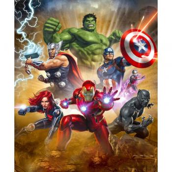 Kit Art Diamant Heytea Large 5D – Hulk, Captain Marvel, Décoration Maison