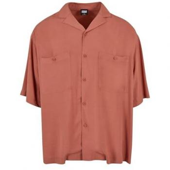 Urban Classics Camicia Resort A Maniche Corte 2XL Terracotta