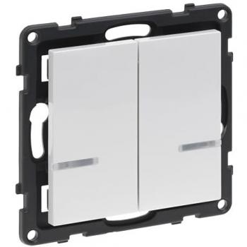 SEANO Netatmo Dual Switch 2 Canali con LED Stato