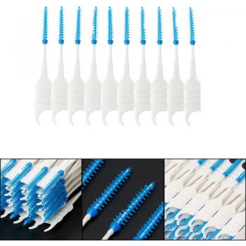 Double-Head Dental Silicone Toothpicks