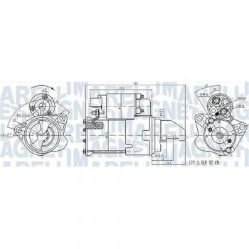Anlasser Magneti Marelli 063721543010 – Hochleistung