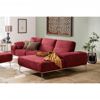 W.SCHILLIG Ecksofa »run«, modernes Design in rot