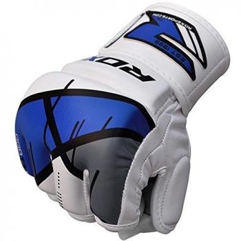 RDX Blue T7 MMA Grappling Gloves XL