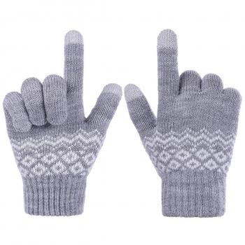 Gants Tricotés Sport Hiver Femme