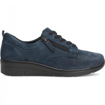 Go Soft Dunkelblaue Halbschuhe REBECA-21