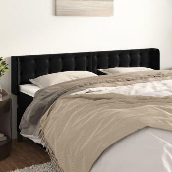 Testiera ad Orecchio nera – 163x16x78 cm (in)