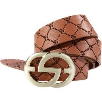 Silbergift Casual Gürtel, Rautenprägung, Damen