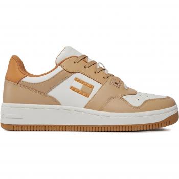 Tommy Jeans Classic Sneaker „Tjm Retro Basket“ – Beige