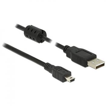 1.5m USB 2.0 Type-A to Mini-B Male Cable