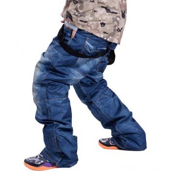 Herren Schlittschuh Hosen mit Hosenträgern