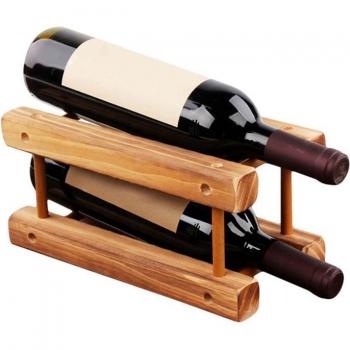 Rangement à vin en bois pliable