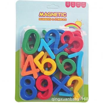 Plastic Refrigerator Alphabet Stickers for Children