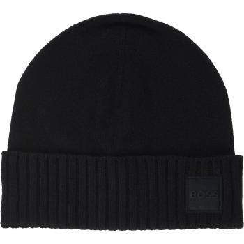 Beanie BOSS AKAIO Nero Uomo UNI