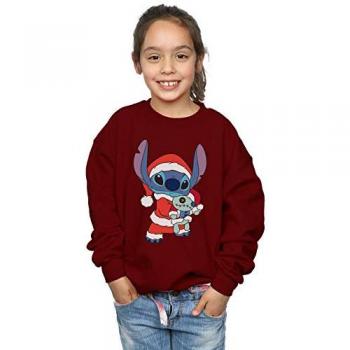 Sudadera de Navidad Lilo y Stitch Niñas 12-13