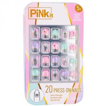 Unghie Press-On PINK IT 12 Colori (Removibili)