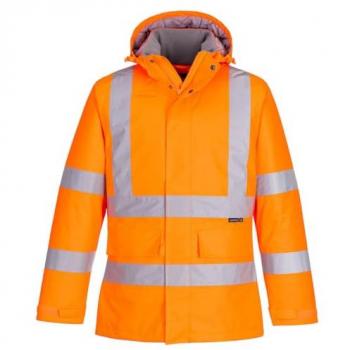 Portwest Pw2 Parka d'hiver, couleur orange, visiblité élevée, S