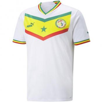Uniforme de Fútbol Masculino, Color Blanco – Camisa Local 2022/23 del Equipo Senegal
