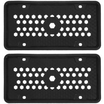 2pcs Marcos de Placas de Silicona para Automóviles