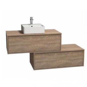 Mobili da bagno sospesi con lavabo e cassetti