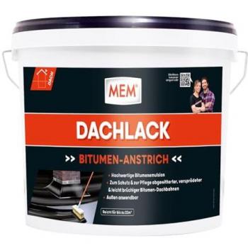 Bitumen Dachlack 10 l Deckaufstrich Isolieranstrich Abdichtung Bitumenanstrich