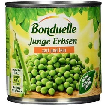 Bonduelle Erbsen sehr fein, 12er Pack