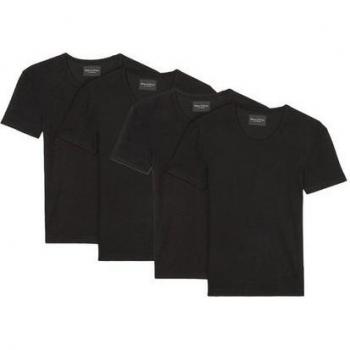 Marc O'Polo Herren Unterhemd Langarm 4er Set Iconic Rib Baumwolle