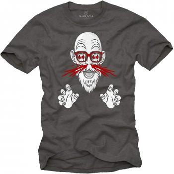T‑shirt Météorite Roshi – Goku Gris L