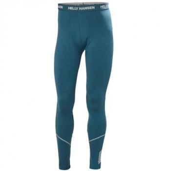 Pantaloni Helly Hansen Lifa Merino Midweight Verde Azzurro