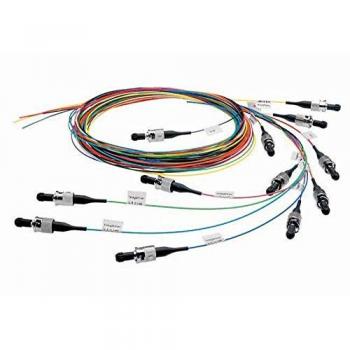 Telegärtner Faserpigtail-Set 9/125 L00879A0009 2m 12Farben LC LWL-Pigtail