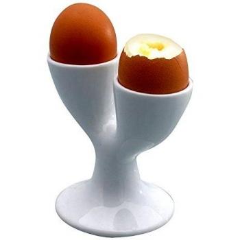 Two-Compartment Egg Cup (White)