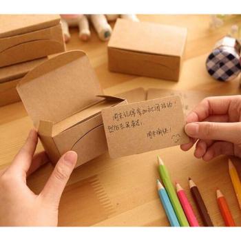Lote de 600 tarjetas de papel kraft