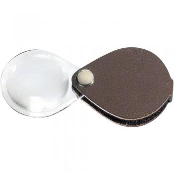 German Eschenbach Handy Magnifier – 3.5×, Brown Glass