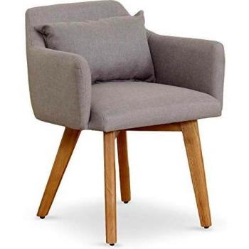 Lot de 20 Fauteuils Scandinaves Gybson en Tissu Beige