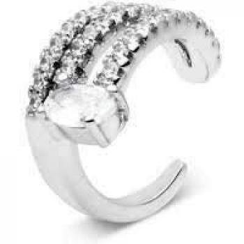 Earcuff Elegante LUXENTER con Circonitas en Plata